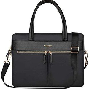 Macbook Business Briefcase Messenger Shoulder Bag Black Fits 14-15 inch Laptop